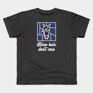 Barn Hair Don't Care - Charcoal - Barn Shirt USA Kids T-Shirt